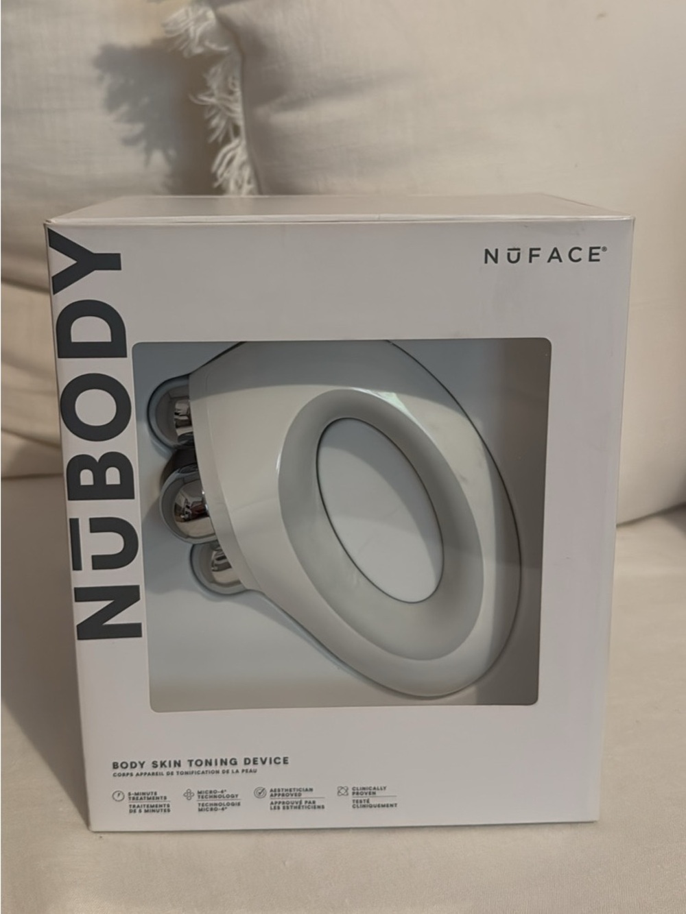 NuFACE NuBODY White Body Skin Toning Device - *New in Box*